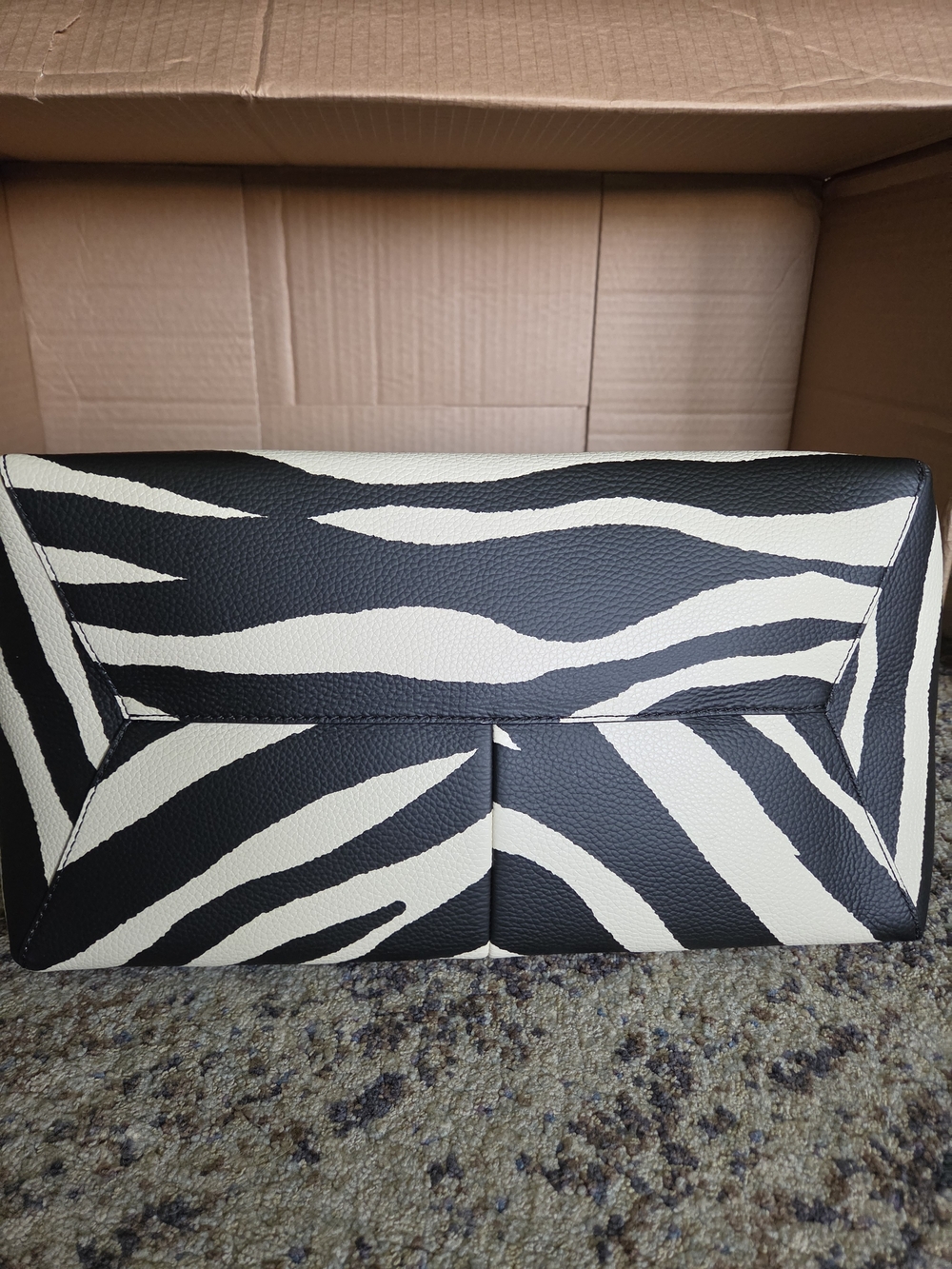 Marc Jacobs The Sack Bag - Black & Cream Zebra Print - Picture 7 of 15